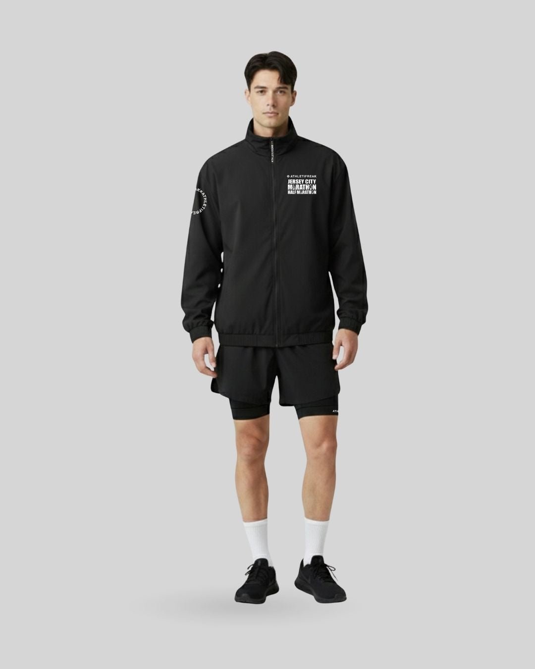 AF X JCM | Aerotech Windbreaker - Black - Quarter Zip - Athletifreak | Athletic & Gym Wear, Athleisure