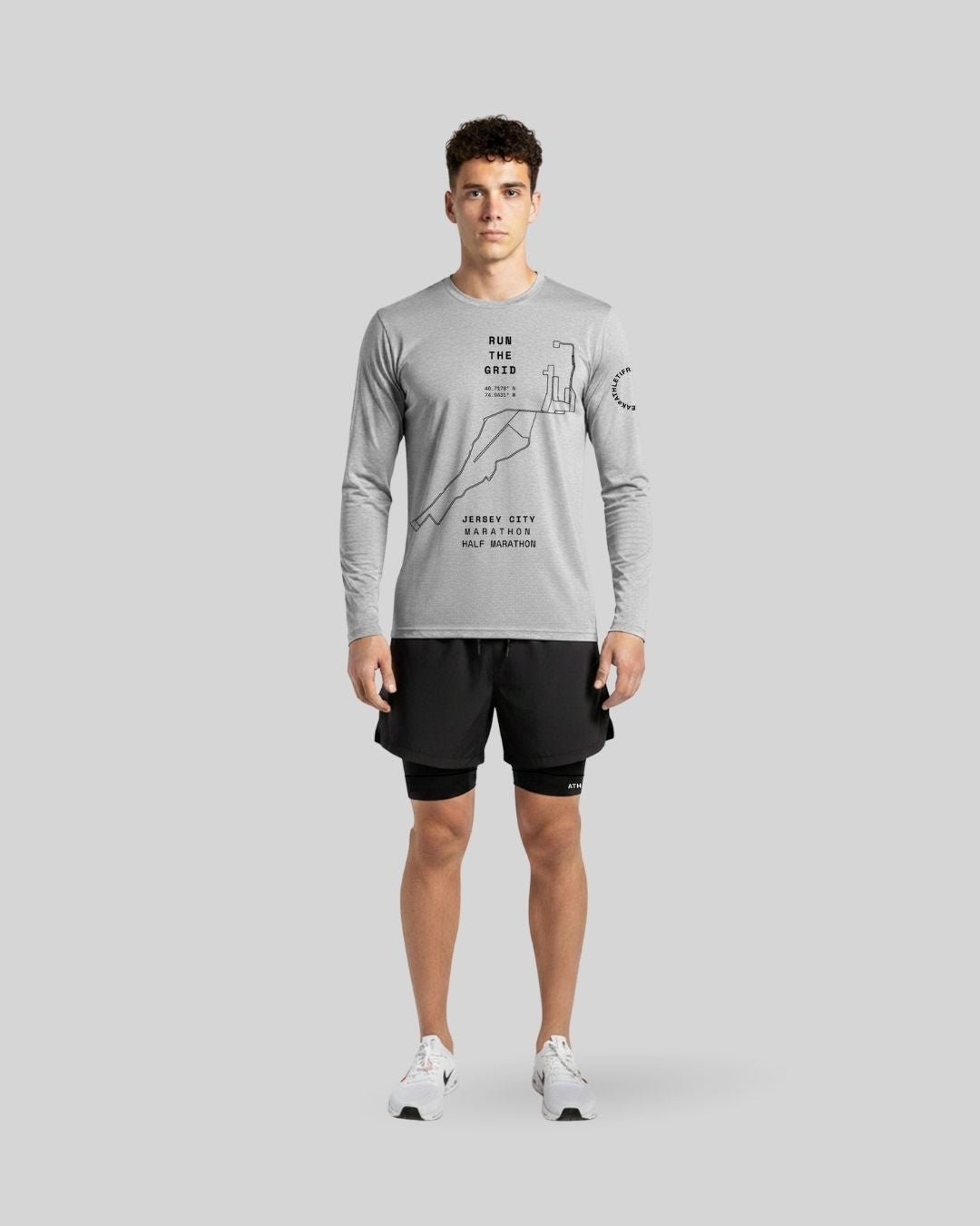 AF X JCM | Racetech Long Sleeve Tee - Grey - Long Sleeve - Athletifreak | Athletic & Gym Wear, Athleisure