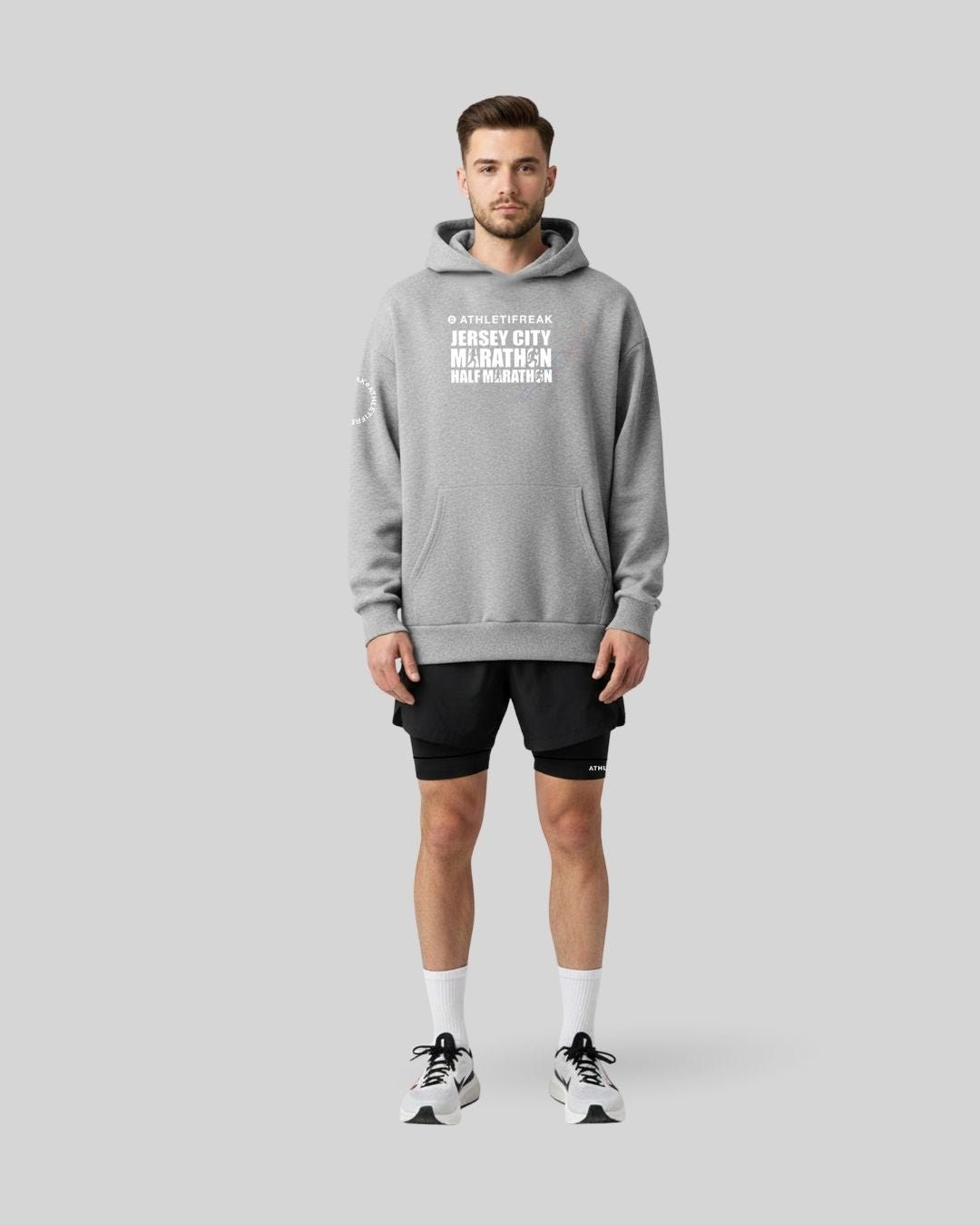 AF X JCM | Sportiv Hoodie - Heather Grey - Hoodie - Athletifreak | Athletic & Gym Wear, Athleisure