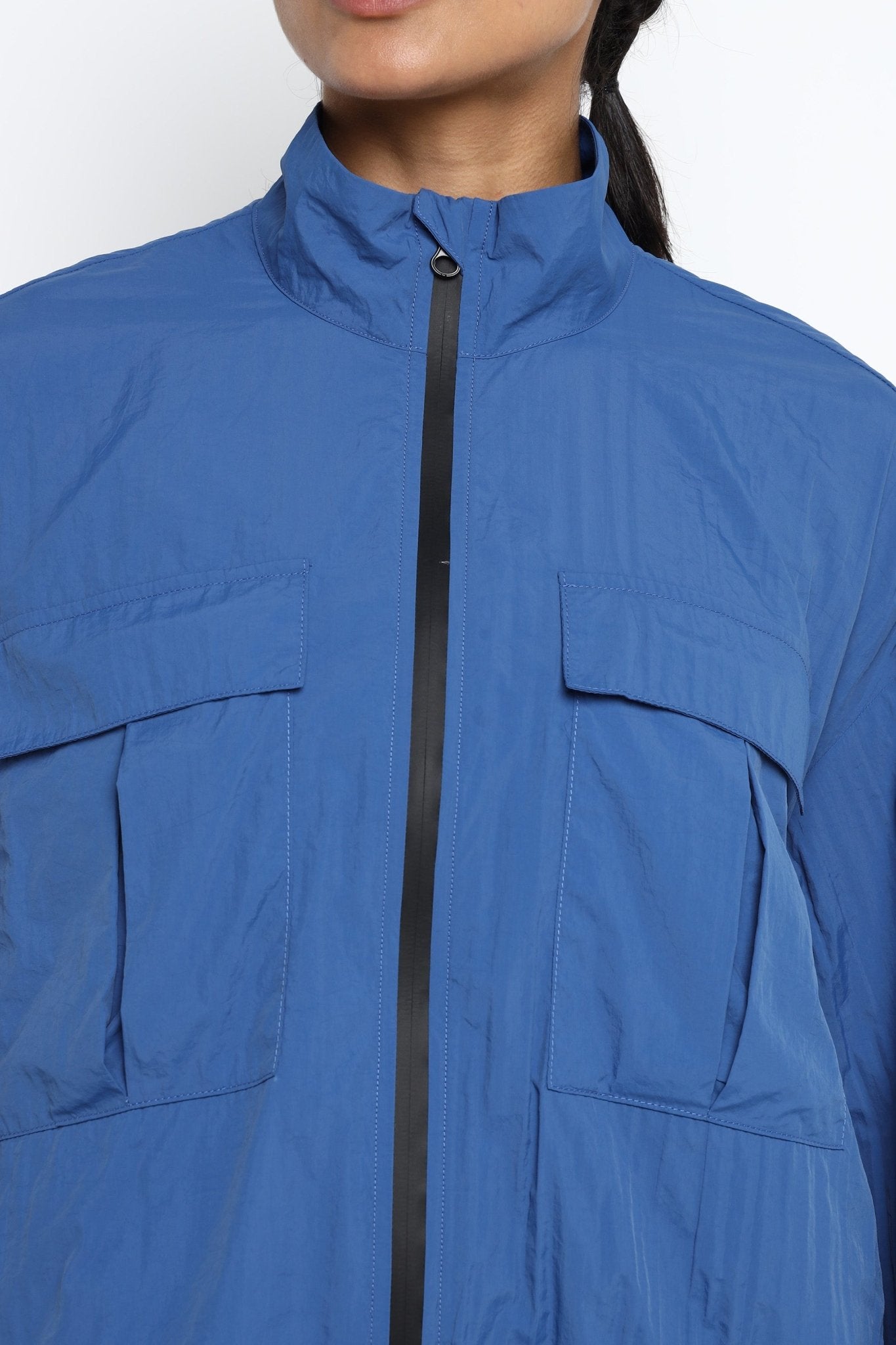 [AIRLITE] Spray Jacket - Azul - Jacket - Athletifreak | Athletic & Gym Wear, Athleisure