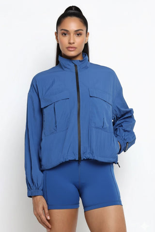 [AIRLITE] Spray Jacket - Azul - Jacket - Athletifreak | Athletic & Gym Wear, Athleisure