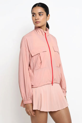 [AIRLITE] Spray Jacket - Rose - Jacket - Athletifreak | Athletic & Gym Wear, Athleisure