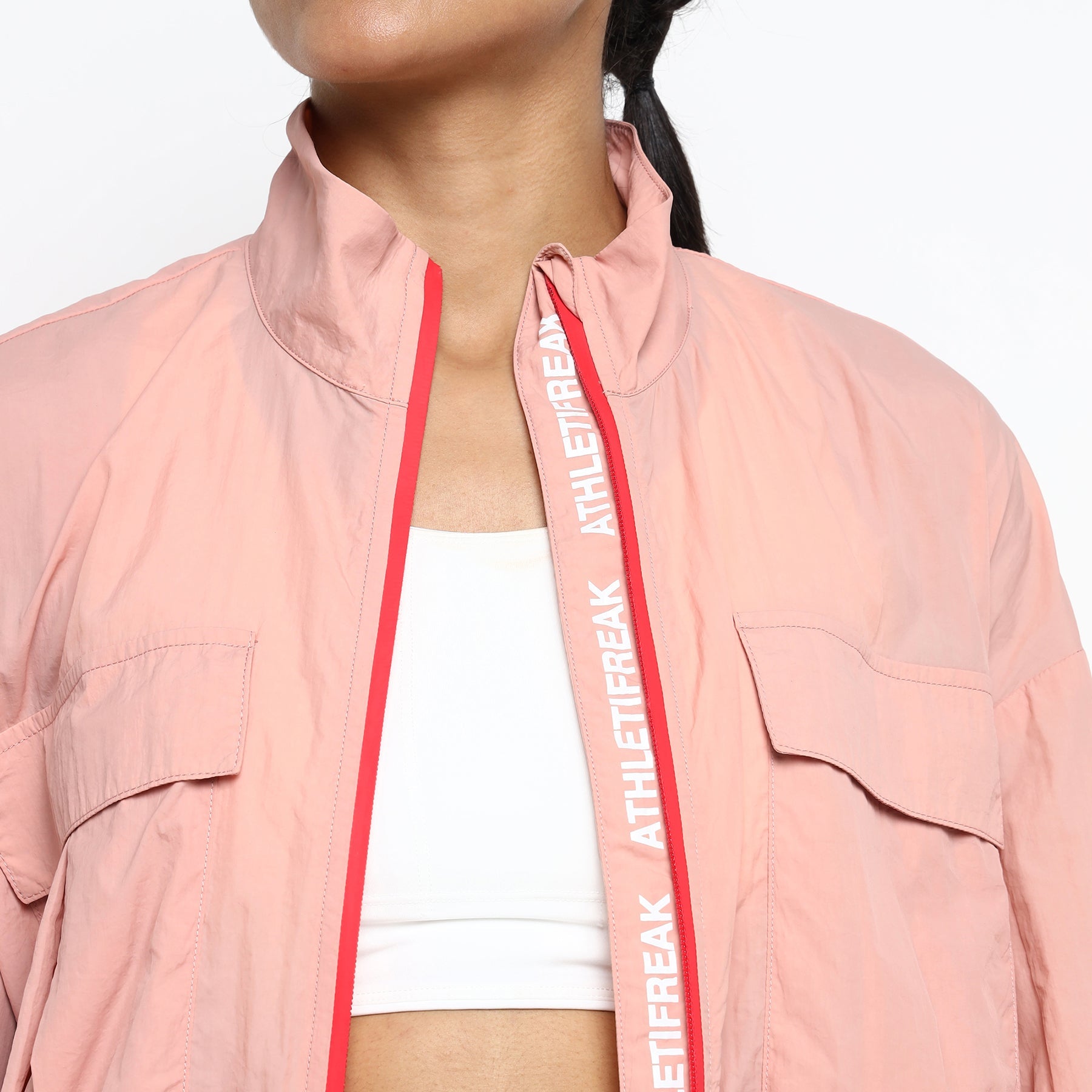 [AIRLITE] Spray Jacket - Rose - Jacket - Athletifreak | Athletic & Gym Wear, Athleisure