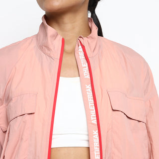 [AIRLITE] Spray Jacket - Rose - Jacket - Athletifreak | Athletic & Gym Wear, Athleisure