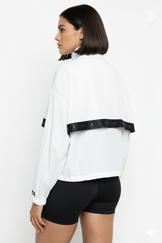 [AIRLITE] Spray Jacket - White - Jacket - Athletifreak | Athletic & Gym Wear, Athleisure
