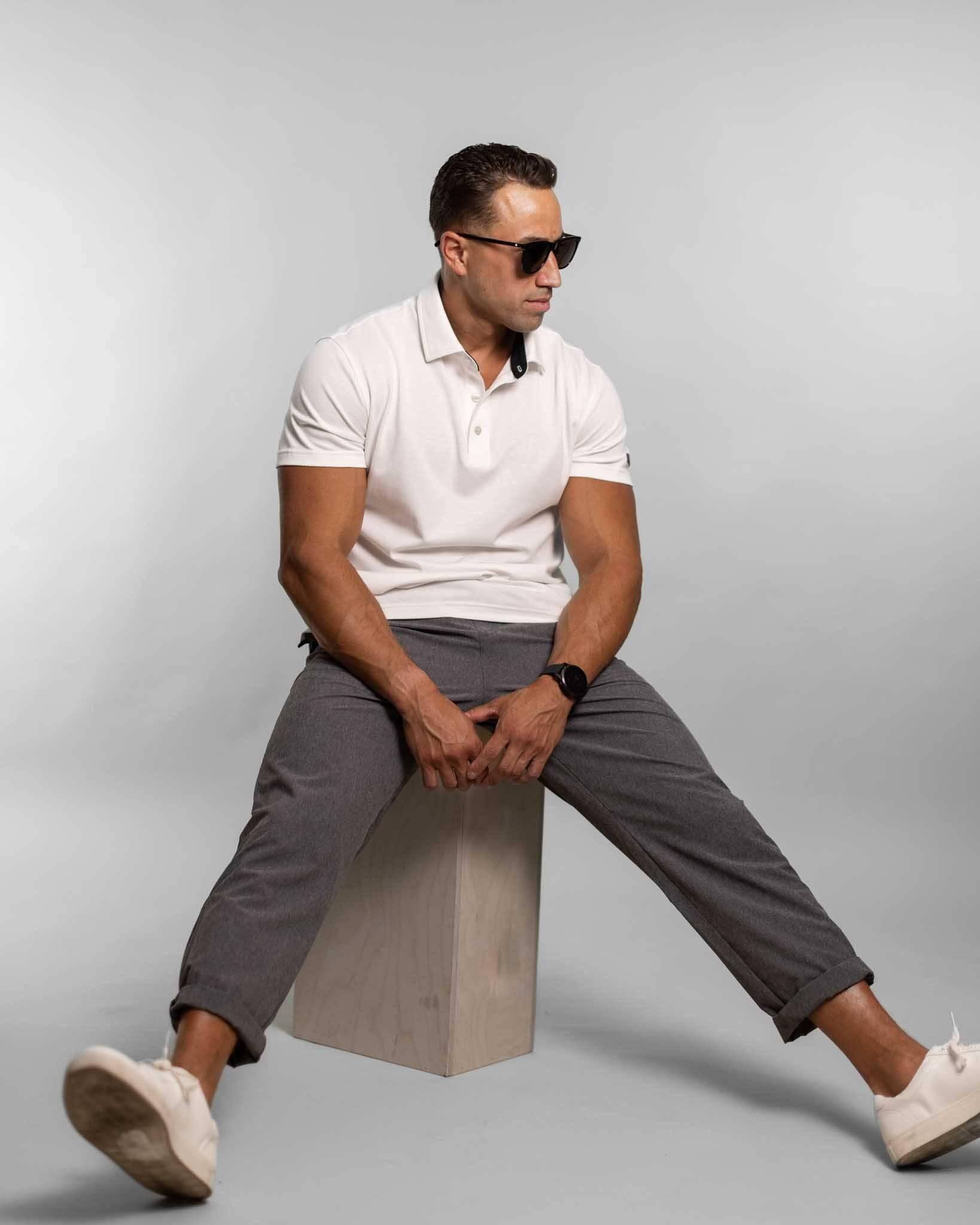 [AIRLOOM] Rover Pull On Pant - Heather Stone - Pants - Athletifreak | Athletic & Gym Wear, Athleisure