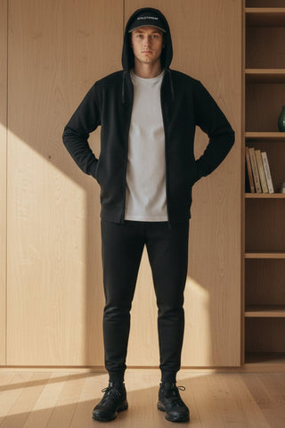 [AIRLUX] Element Full - Zip Hoodie - Black - Hoodie - Athletifreak | Athletic & Gym Wear, Athleisure