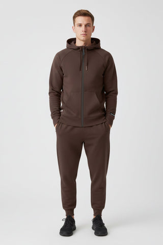 [AIRLUX] Element Full - Zip Hoodie - Espresso - Hoodie - Athletifreak | Athletic & Gym Wear, Athleisure