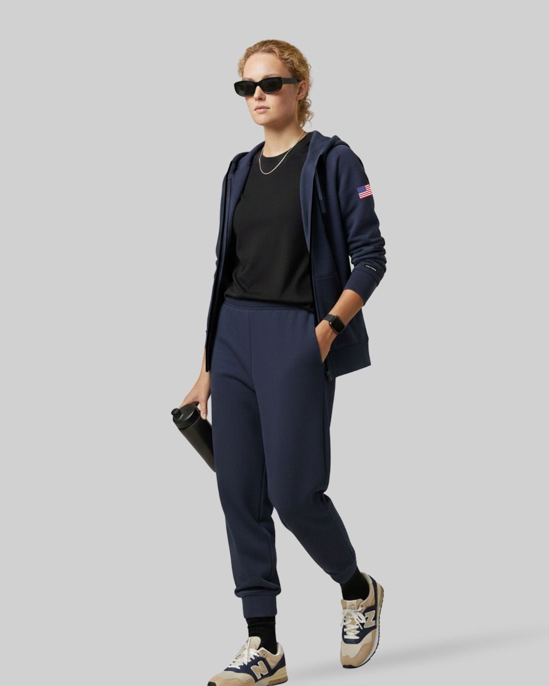 [AIRLUX] TEAM USA Full - Zip Hoodie - Navy - Full - Zip - Athletifreak | Athletic & Gym Wear, Athleisure