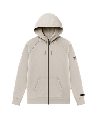 [AIRLUX] Team USA Full - Zip Hoodie - Stone - Full - Zip - Athletifreak | Athletic & Gym Wear, Athleisure