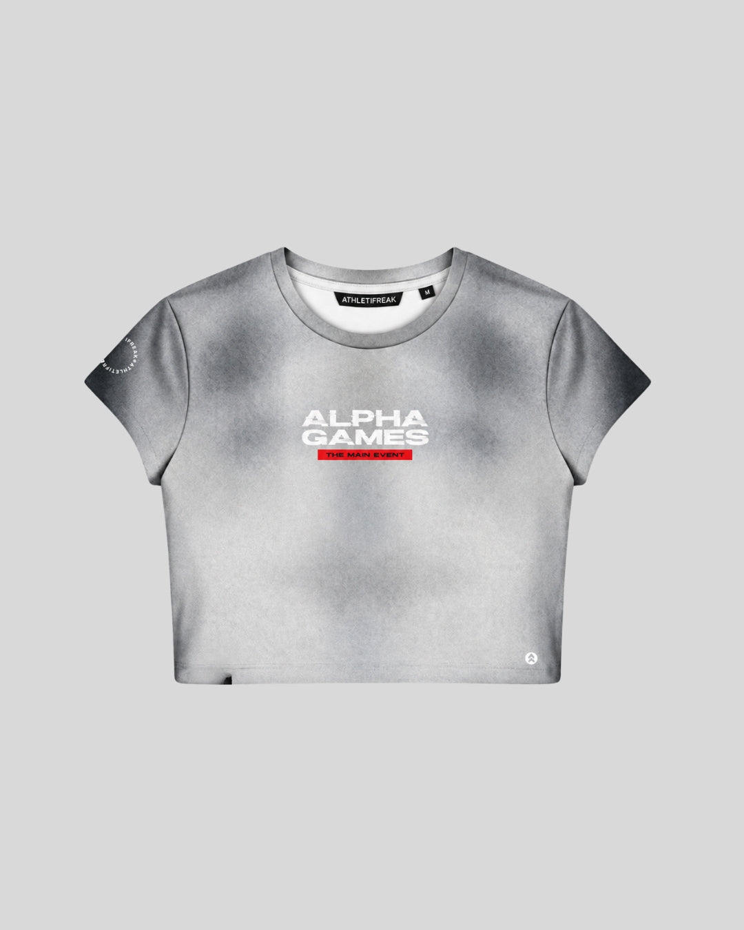 [AIRTECH] Alpha Games Training Crop Tee - Ice Dye - Tee - Athletifreak | Athletic & Gym Wear, Athleisure
