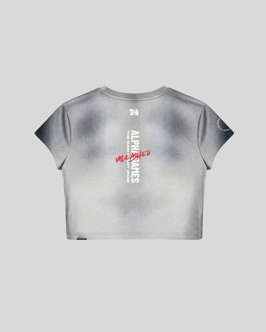 [AIRTECH] Alpha Games Training Crop Tee - Ice Dye - Tee - Athletifreak | Athletic & Gym Wear, Athleisure