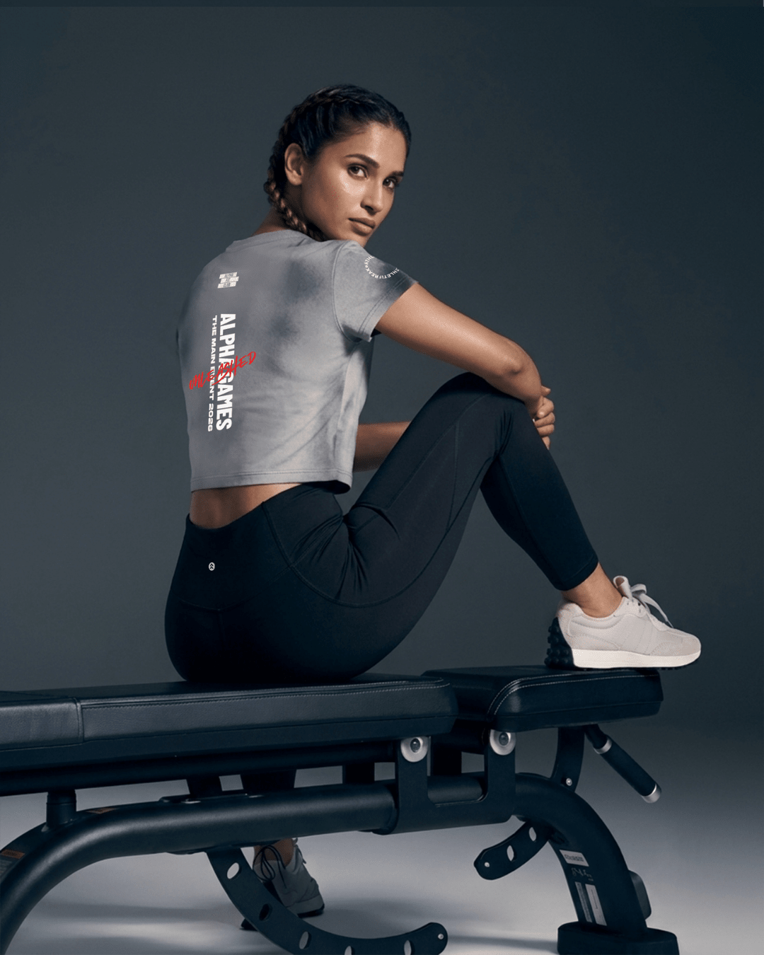 [AIRTECH] Alpha Games Training Crop Tee - Ice Dye - Tee - Athletifreak | Athletic & Gym Wear, Athleisure