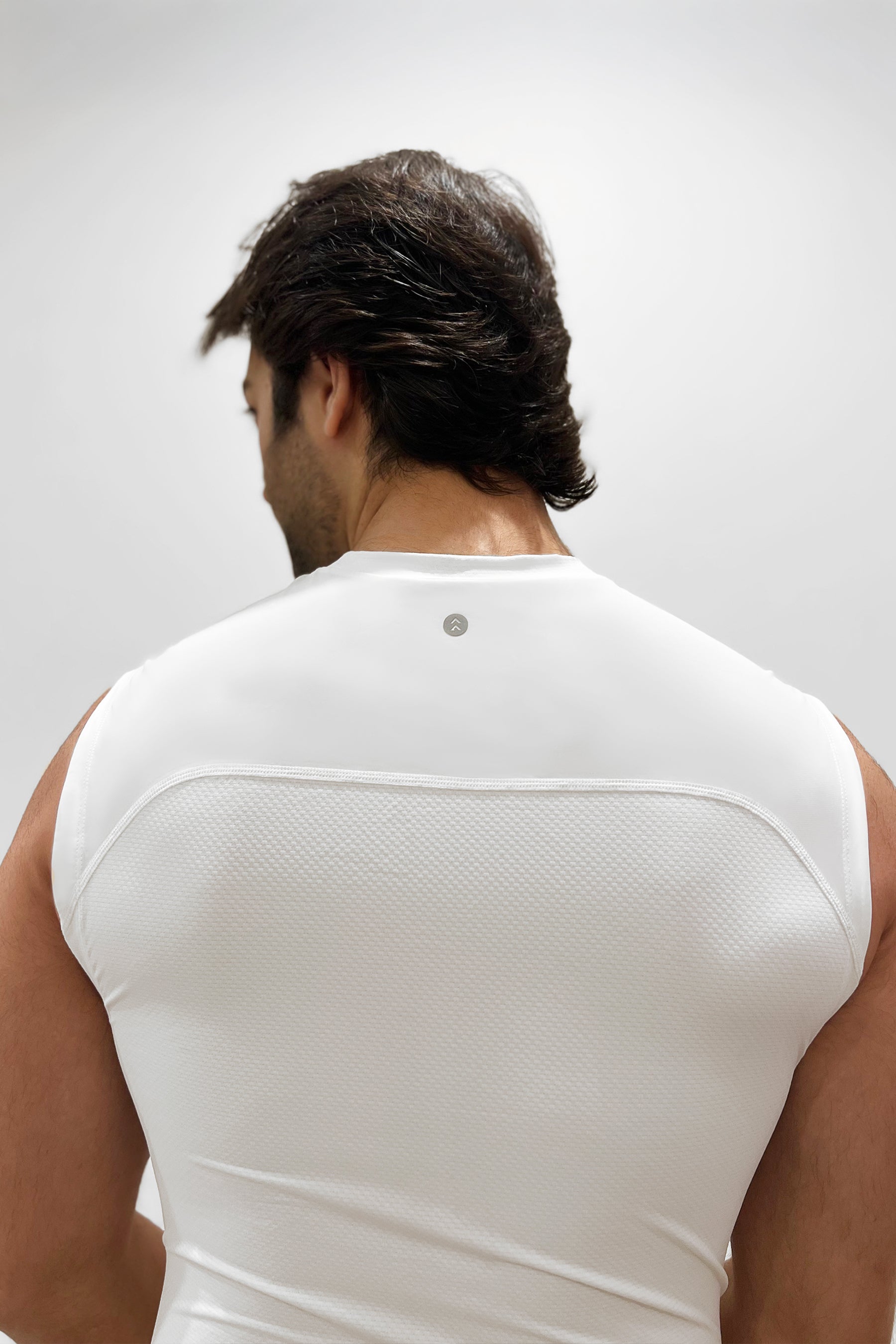 [AIRTECH] Muscle Tank - White-3