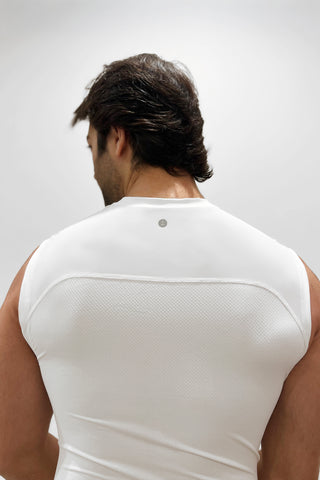 [AIRTECH] Muscle Tank - White