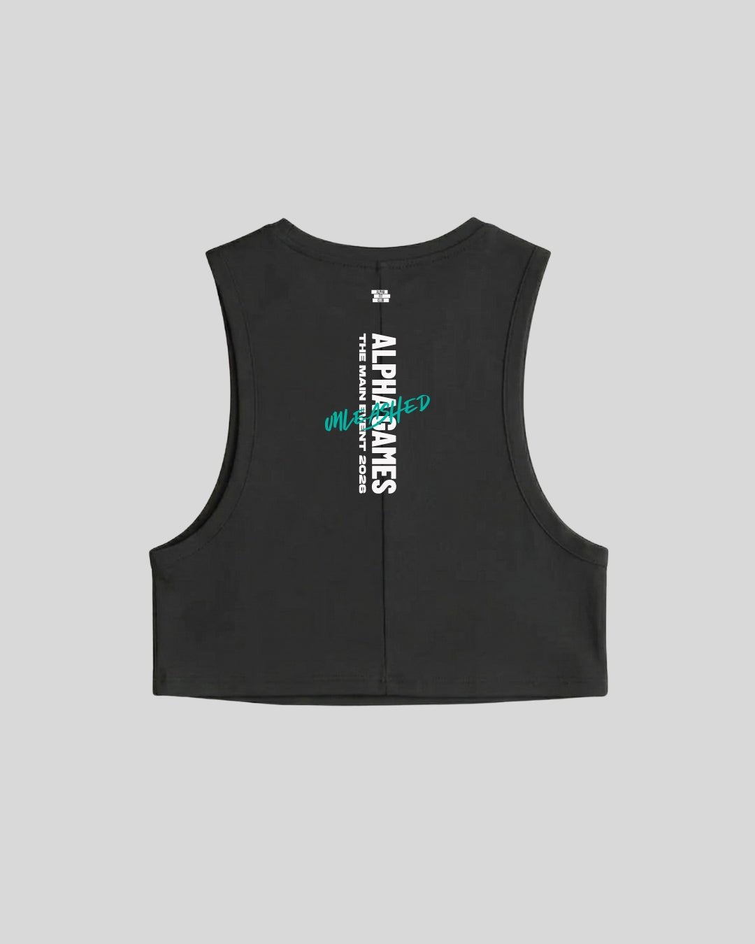 [ALWAYS ON] Alpha Games Crop Tank - Black - Tee - Athletifreak | Athletic & Gym Wear, Athleisure