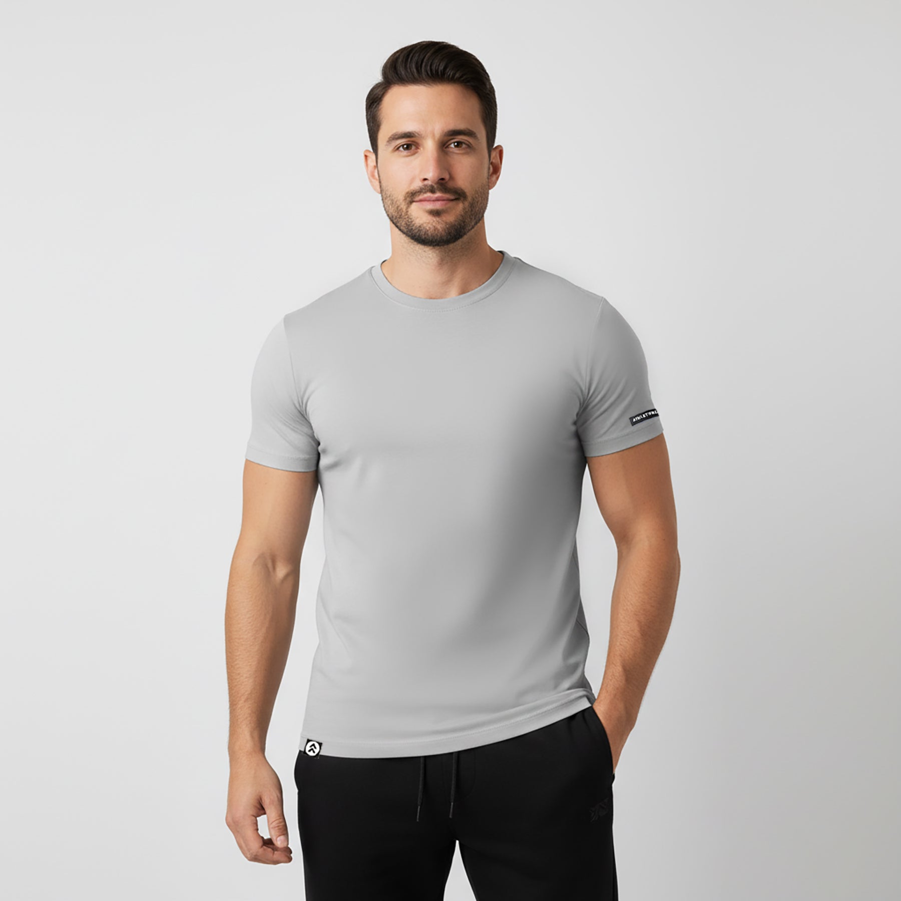 [ALWAYS ON] Classic Tee - Fog - Tee - Athletifreak | Athletic & Gym Wear, Athleisure