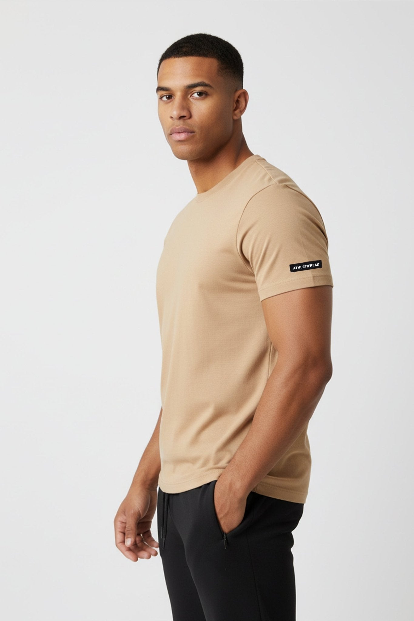 [ALWAYS ON] Classic Tee - Latte - Tee - Athletifreak | Athletic & Gym Wear, Athleisure