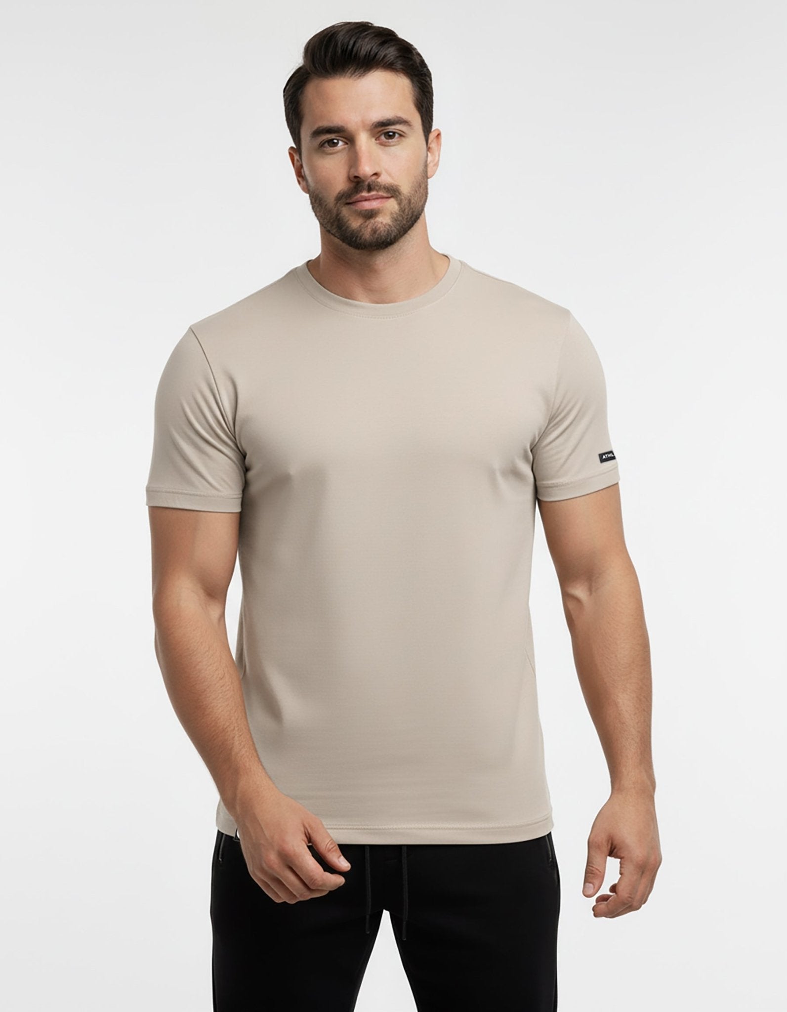 [ALWAYS ON] CLASSIC TEE - Stone - Tee - Athletifreak | Athletic & Gym Wear, Athleisure