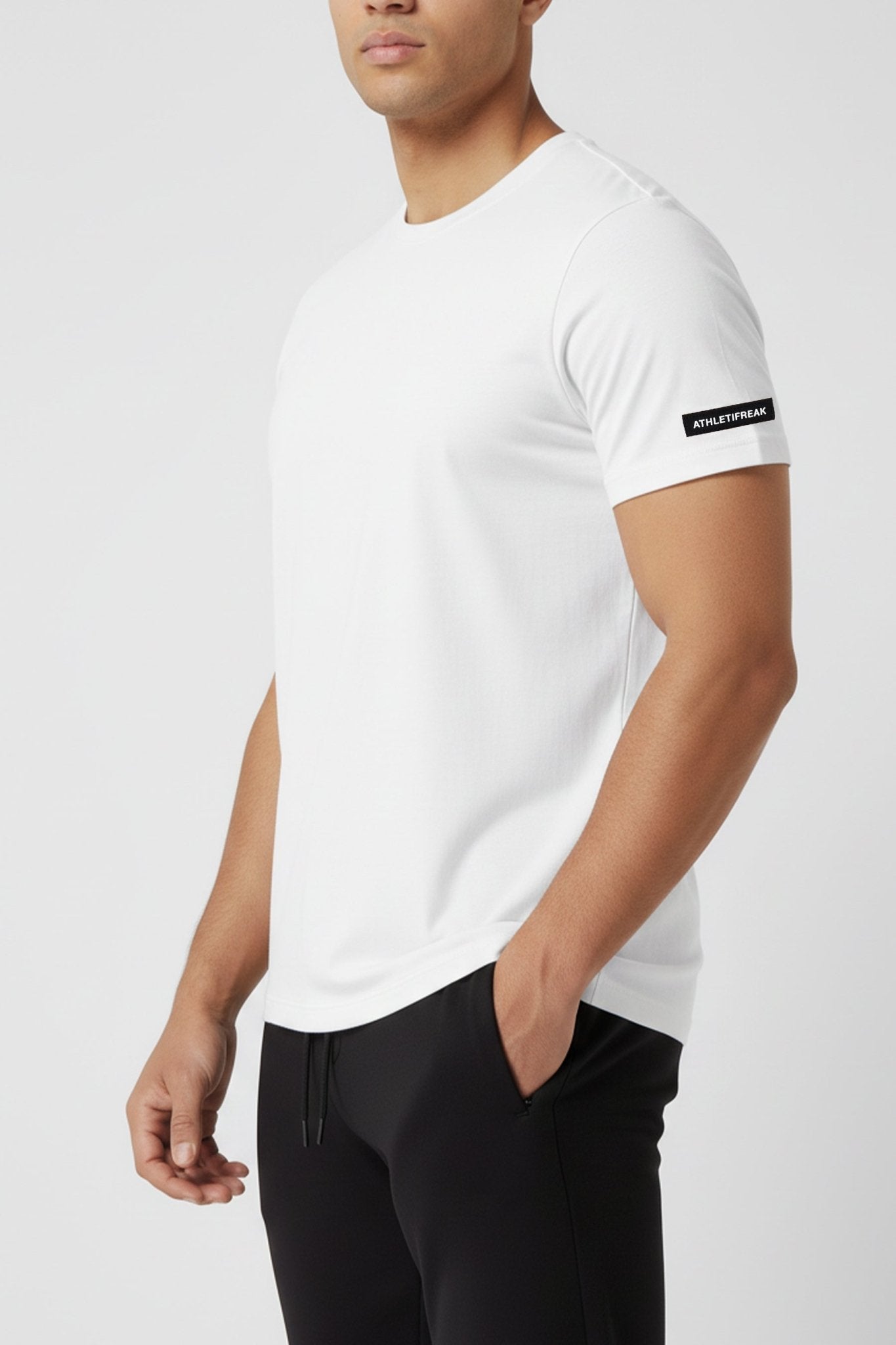 [ALWAYS ON] Classic Tee - White - Tee - Athletifreak | Athletic & Gym Wear, Athleisure