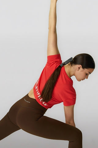 [ALWAYS ON] Crop Tee - Berry - Tee - Athletifreak | Athletic & Gym Wear, Athleisure