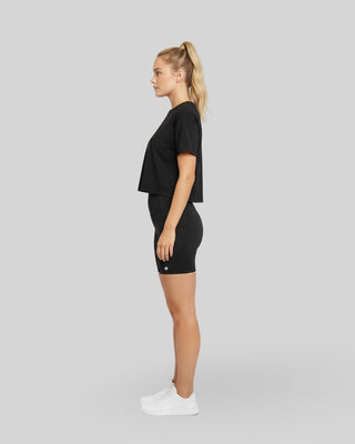 [ALWAYS ON] Crop Tee - Black - Tee - Athletifreak | Athletic & Gym Wear, Athleisure