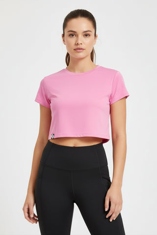 [ALWAYS ON] Crop Tee - Blush - Tee - Athletifreak | Athletic & Gym Wear, Athleisure