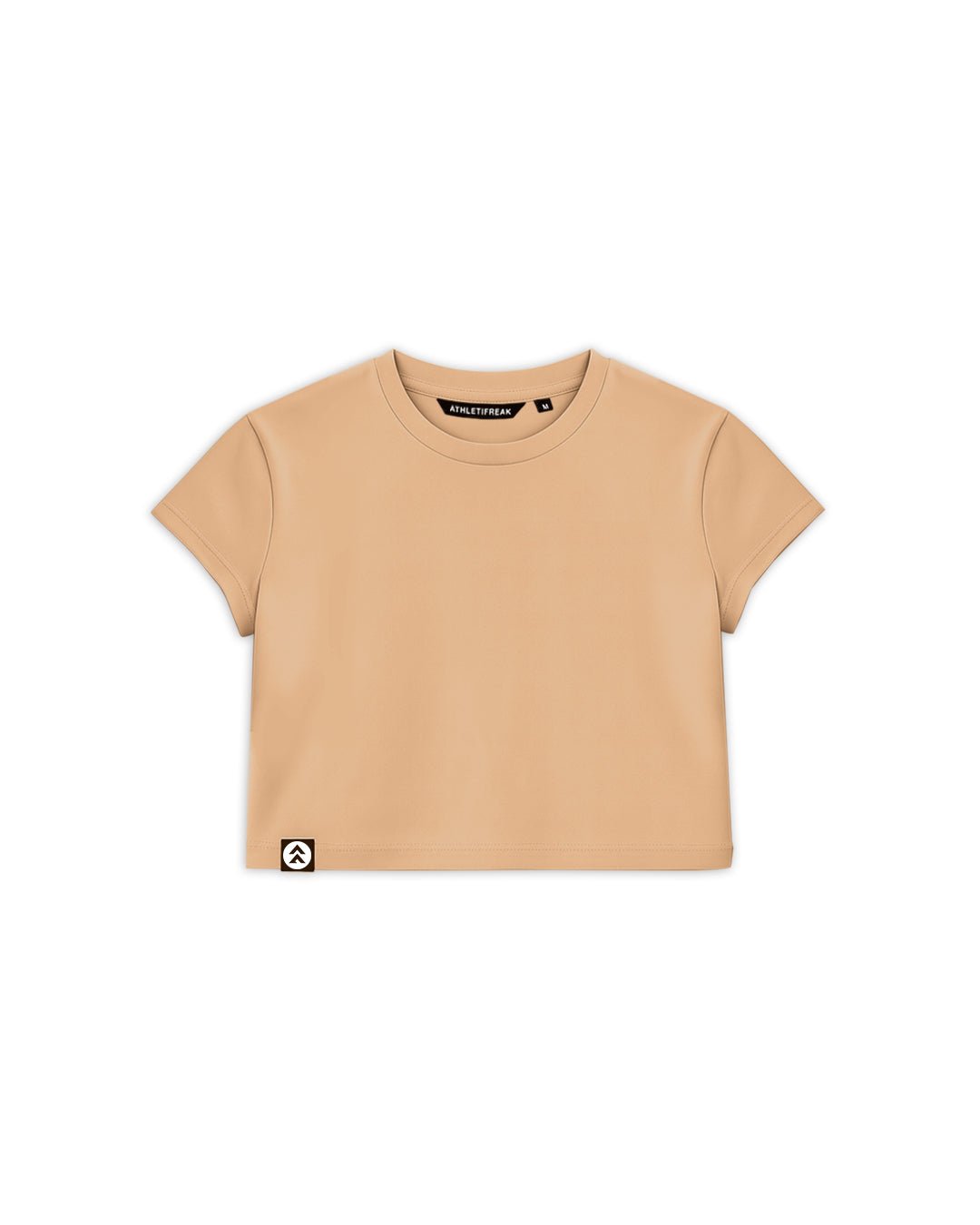 [ALWAYS ON] Crop Tee - Latte - Tee - Athletifreak | Athletic & Gym Wear, Athleisure