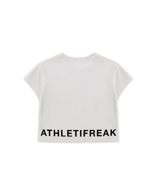 [ALWAYS ON] Crop Tee - White - Tee - Athletifreak | Athletic & Gym Wear, Athleisure