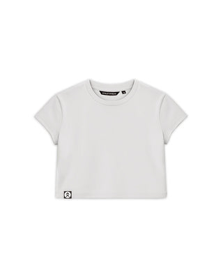 [ALWAYS ON] Crop Tee - White - Tee - Athletifreak | Athletic & Gym Wear, Athleisure