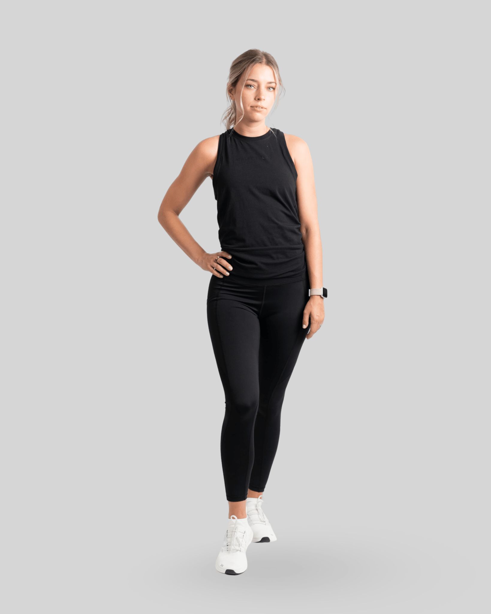 [ALWAYS ON] Knotty Tank - Black - Tank - Athletifreak | Athletic & Gym Wear, Athleisure