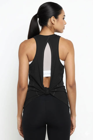 [ALWAYS ON] Knotty Tank - Black - Tank - Athletifreak | Athletic & Gym Wear, Athleisure