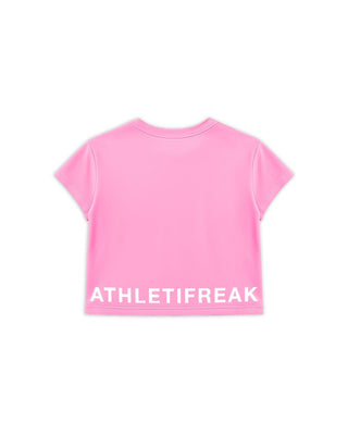 [ALWAYS ON] POWHERFUL Crop Tee - Blush - Tee - Athletifreak | Athletic & Gym Wear, Athleisure
