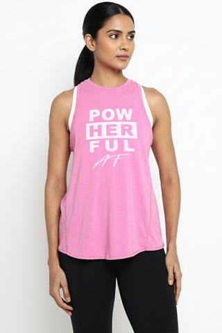 [ALWAYS ON] POWHERFUL Knotty Tank - Blush - Tank - Athletifreak | Athletic & Gym Wear, Athleisure