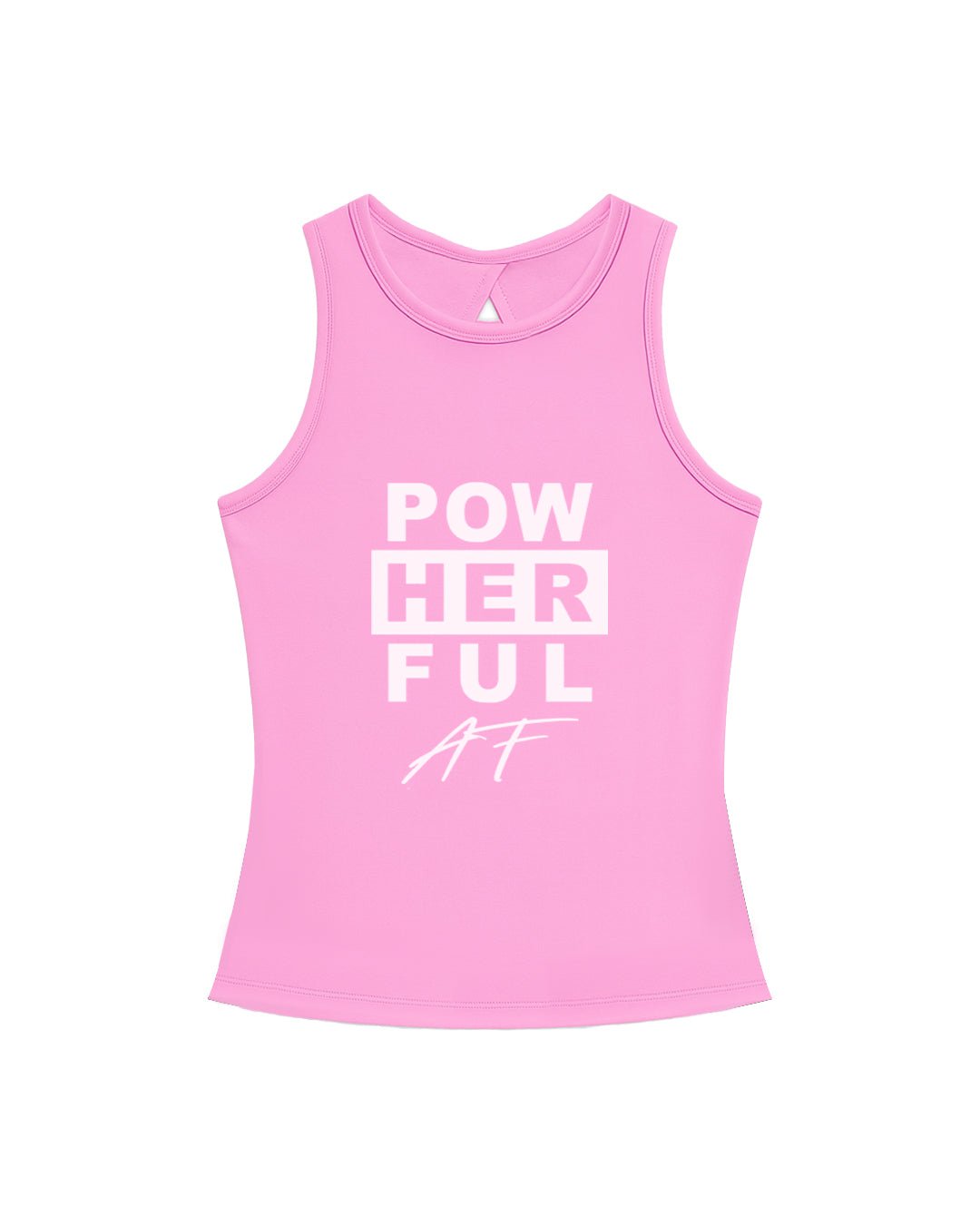 [ALWAYS ON] POWHERFUL Knotty Tank - Blush - Tank - Athletifreak | Athletic & Gym Wear, Athleisure