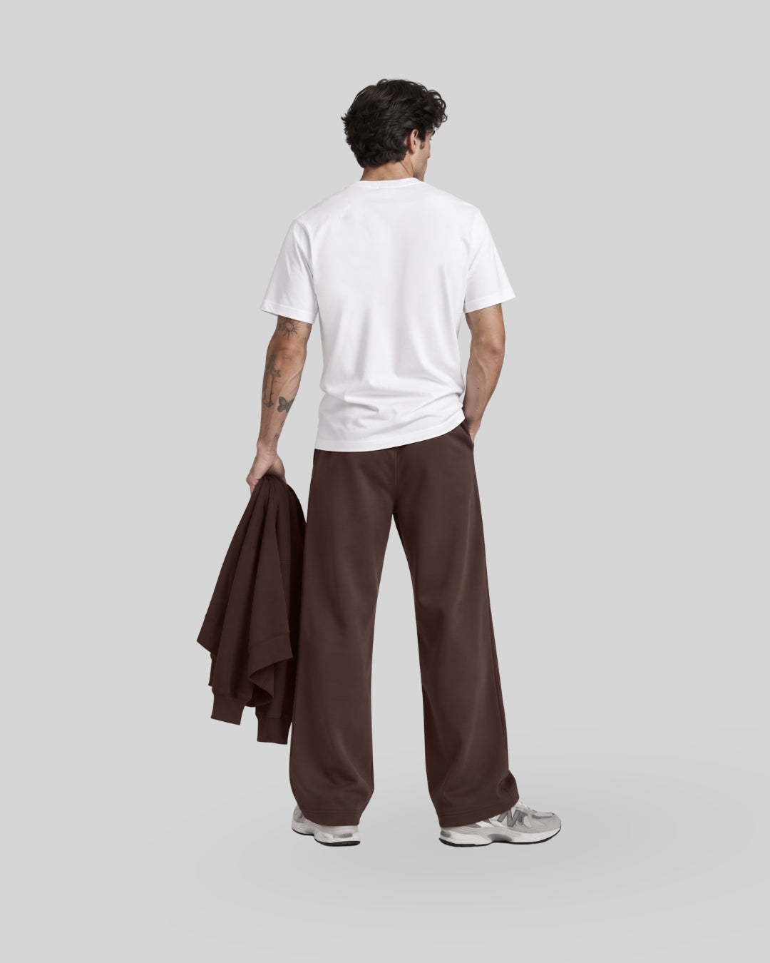 [ULTRALUX] Straight Leg Pants - Espresso-3