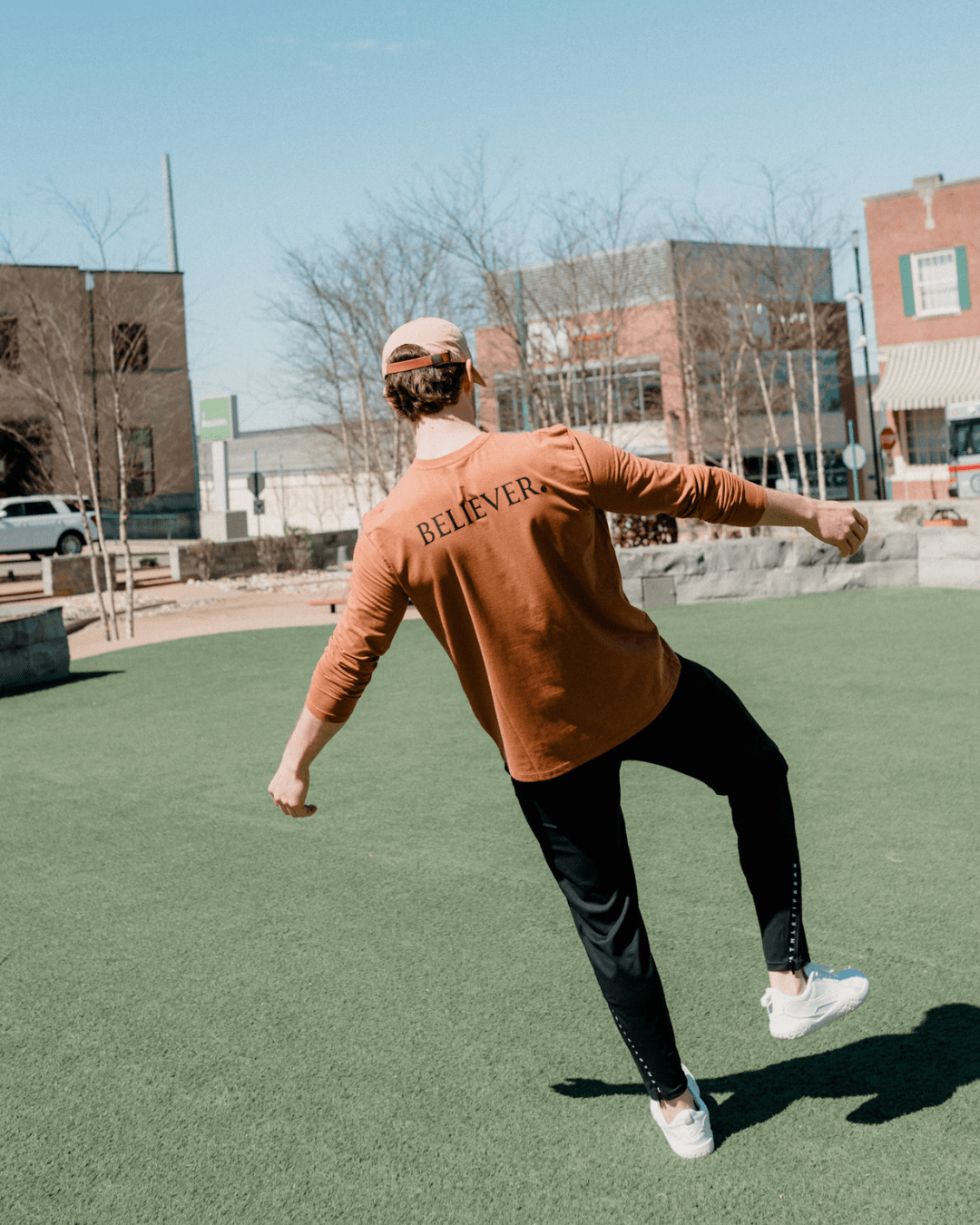 [PURPOSE SERIES] 004 \\ Believer - Mocha - Tee - Athletifreak | Athletic & Gym Wear, Athleisure