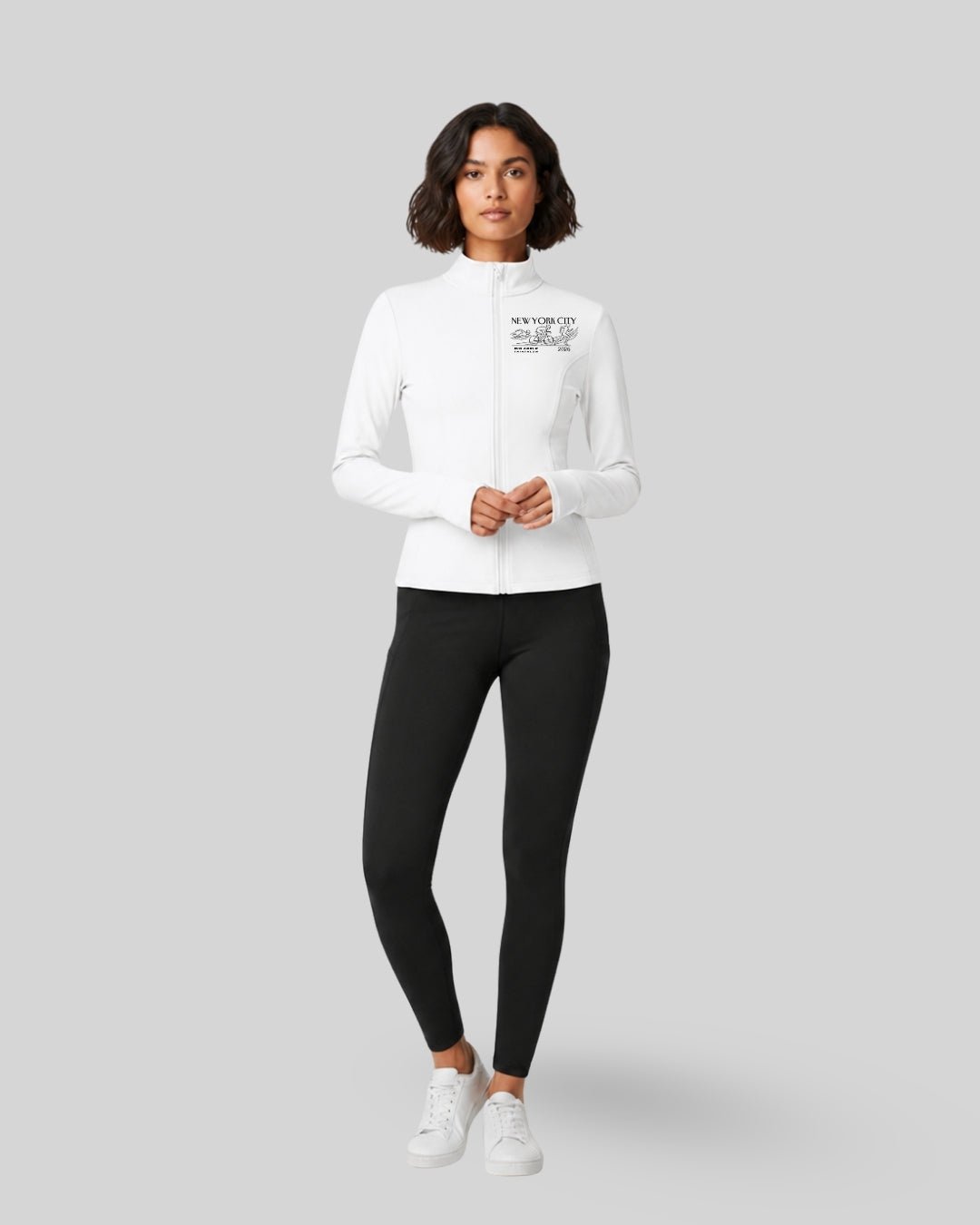 Big Apple Triathlon - [CORE] Baseline Jacket - White - Jacket - Athletifreak | Athletic & Gym Wear, Athleisure