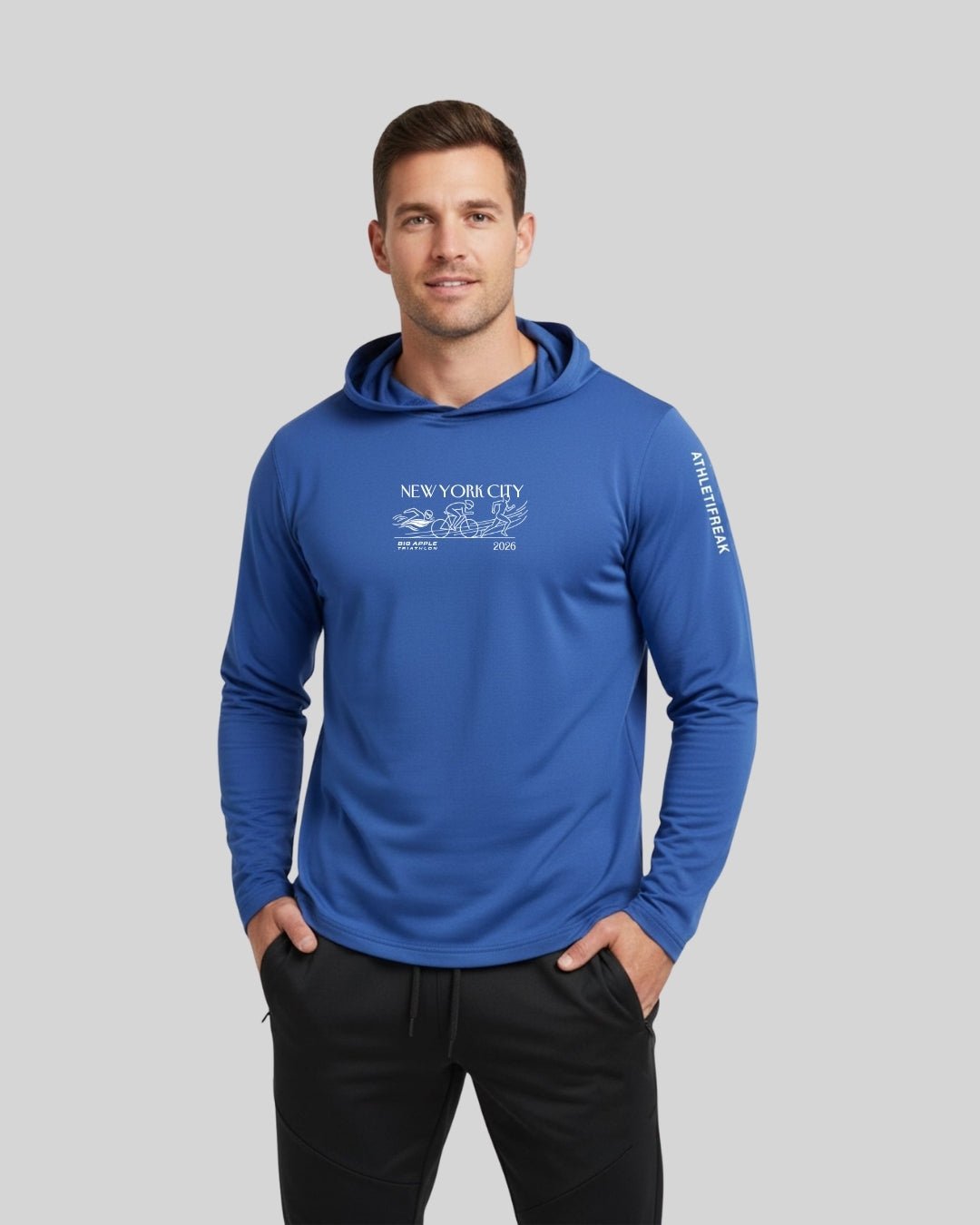 Big Apple Triathlon - [CORE] Zenith Hoodie - Azul - Hoodie - Athletifreak | Athletic & Gym Wear, Athleisure