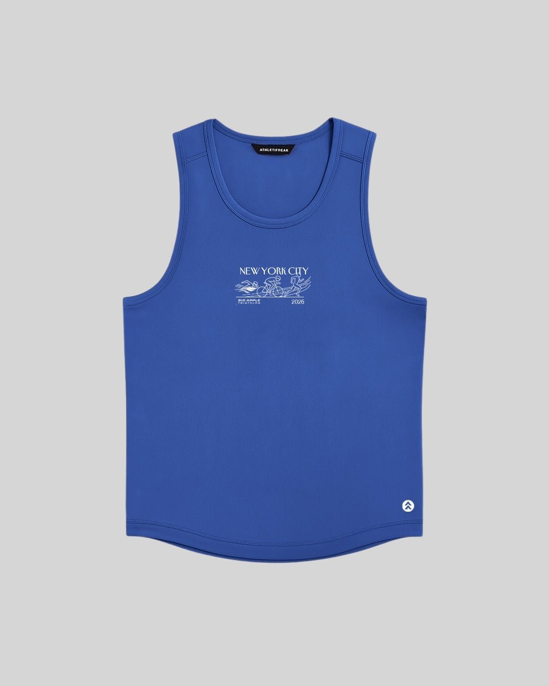 Big Apple Triathlon - [INFINITECH] Training Tank - Azul - Tee - Athletifreak | Athletic & Gym Wear, Athleisure