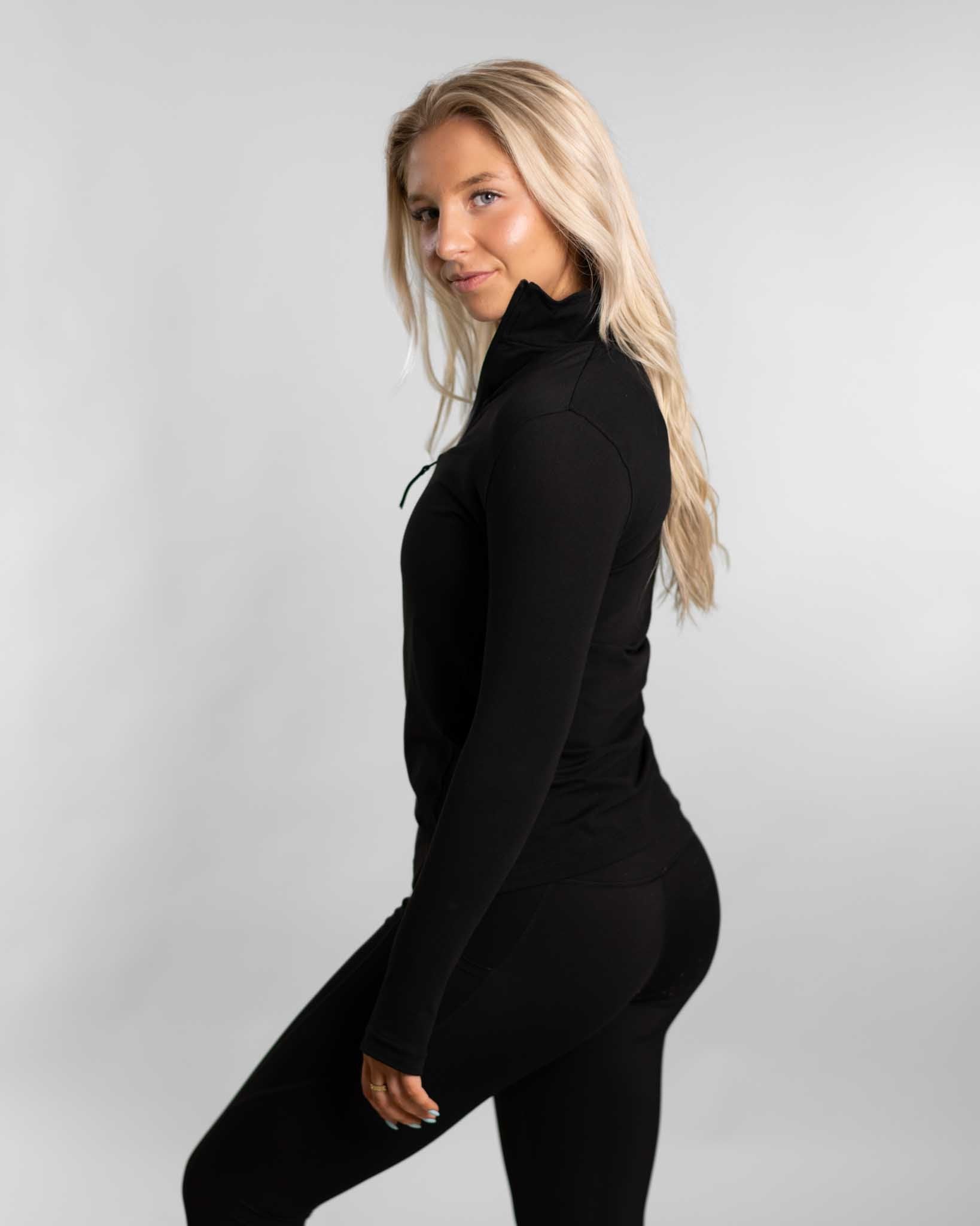 [INFINITECH] Training Half Zip - Black - Jacket - Athletifreak | Athletic & Gym Wear, Athleisure