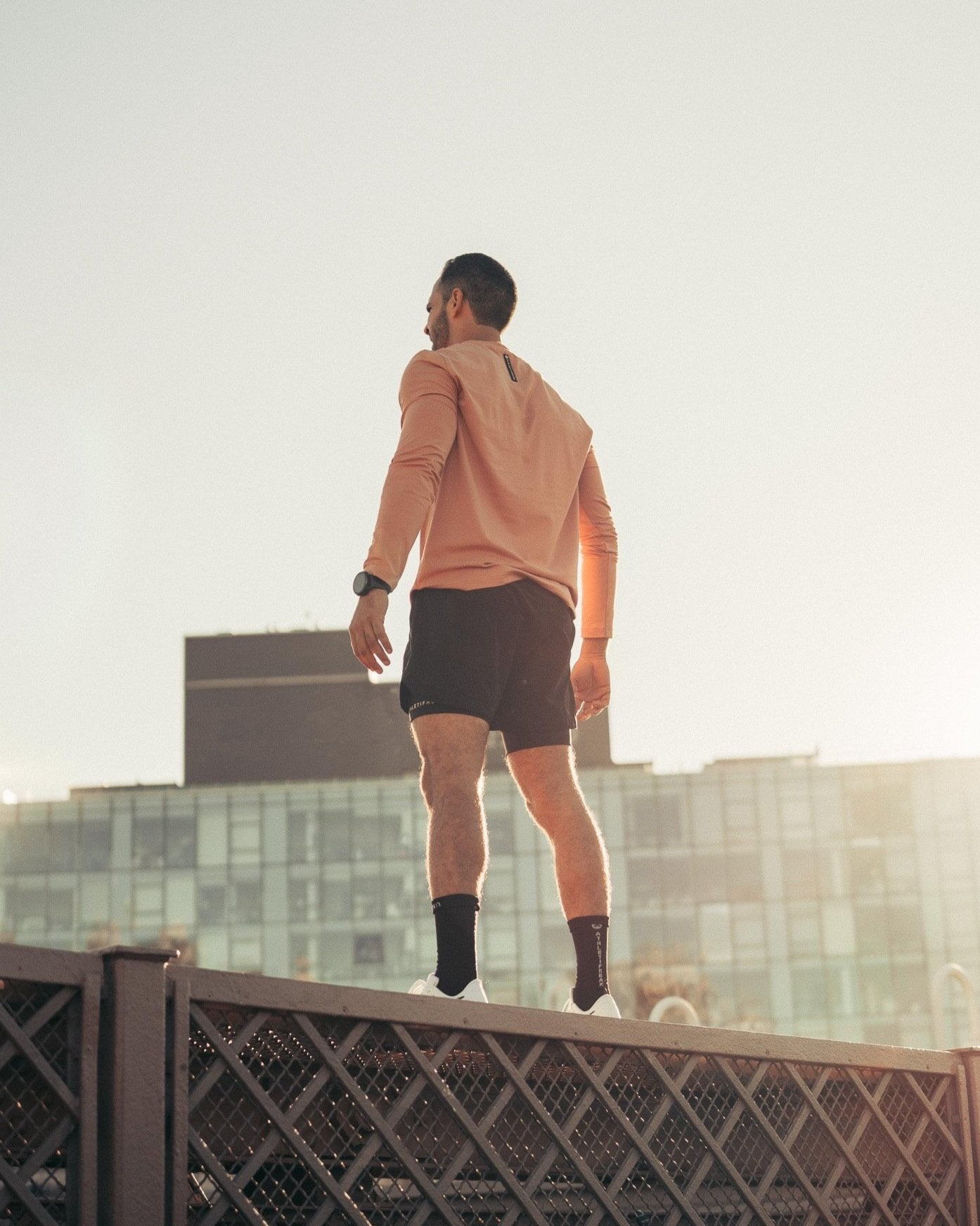 [INFINITECH] Training Long Sleeve - Clay - Tee - Athletifreak | Athletic & Gym Wear, Athleisure