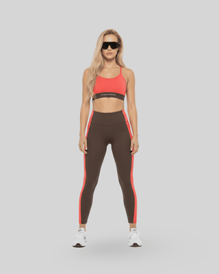 [CORE] Defynt Leggings - Espresso/Berry - Leggings - Athletifreak | Athletic & Gym Wear, Athleisure