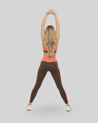 [CORE] Defynt Leggings - Espresso/Berry - Leggings - Athletifreak | Athletic & Gym Wear, Athleisure