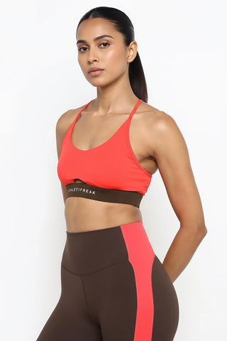 [CORE] Defynt Sportsbra - Berry / Espresso - Sportsbra - Athletifreak | Athletic & Gym Wear, Athleisure