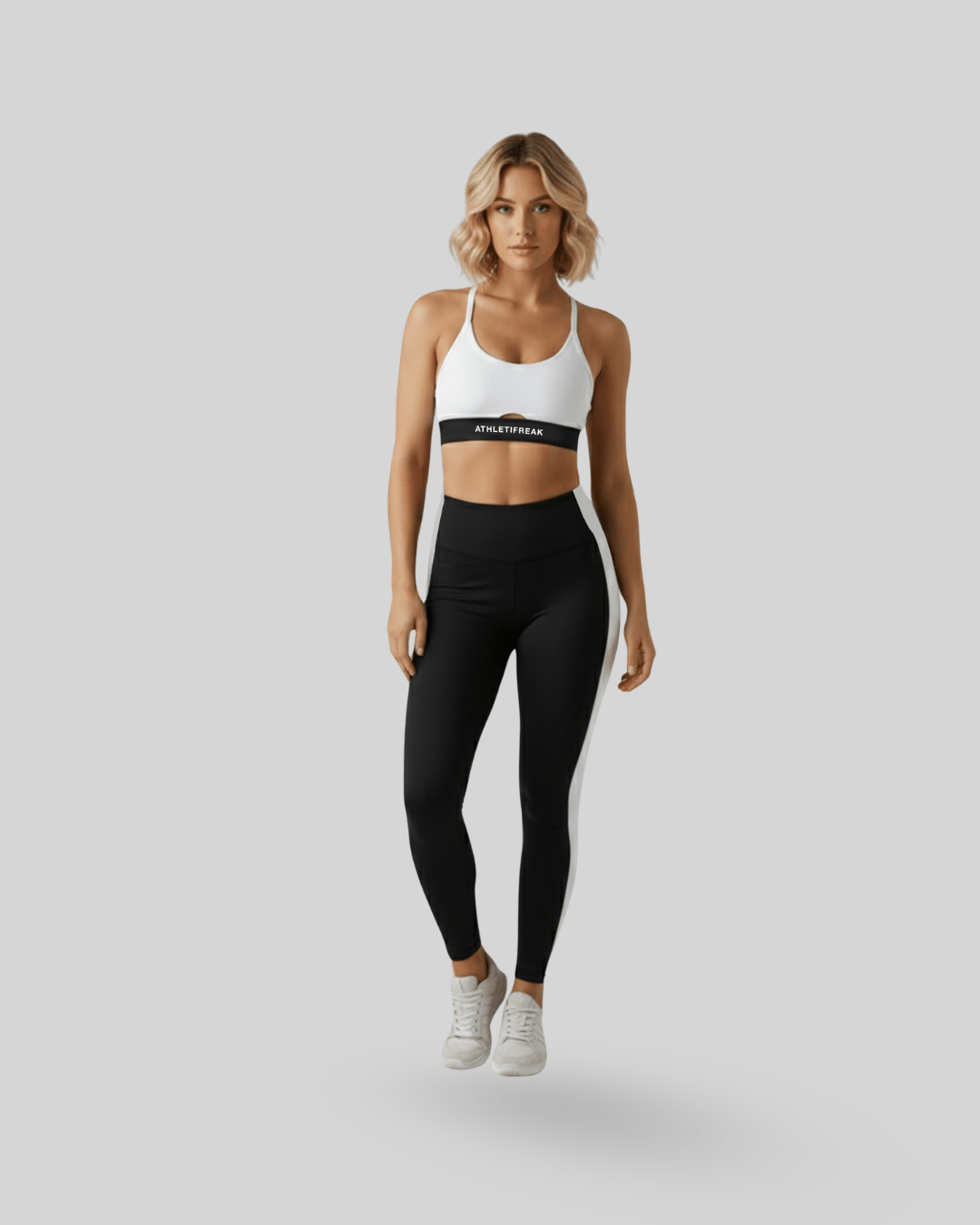 [CORE] Defynt Sportsbra - White / Black - Sportsbra - Athletifreak | Athletic & Gym Wear, Athleisure
