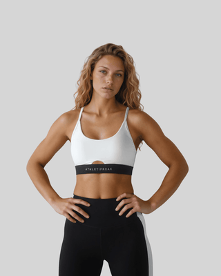 [CORE] Defynt Sportsbra - White / Black - Sportsbra - Athletifreak | Athletic & Gym Wear, Athleisure