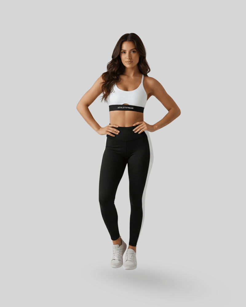 [CORE] Defynt Sportsbra - White / Black - Sportsbra - Athletifreak | Athletic & Gym Wear, Athleisure