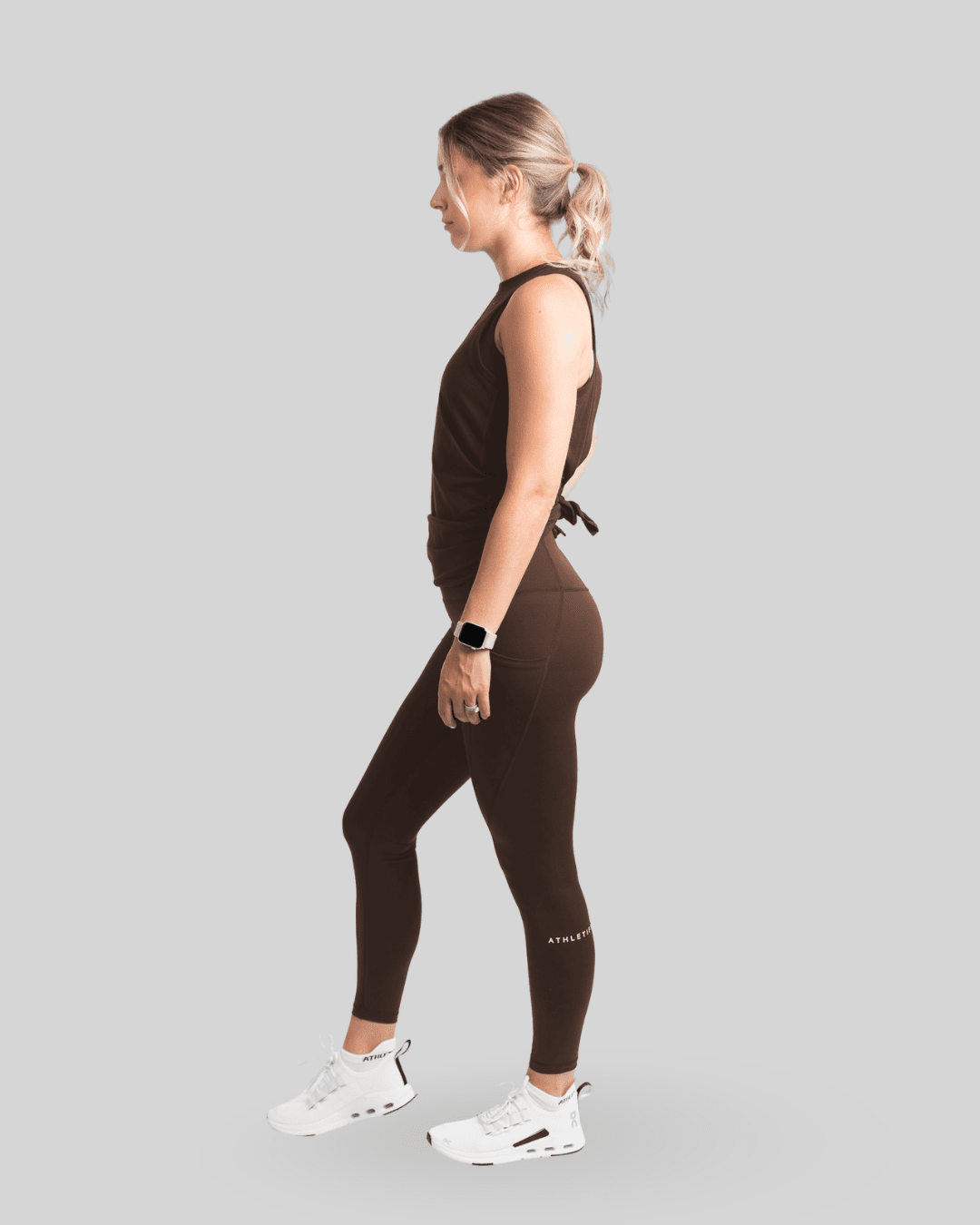 [CORE] Immerse Leggings 7/8 - Espresso - Leggings - Athletifreak | Athletic & Gym Wear, Athleisure