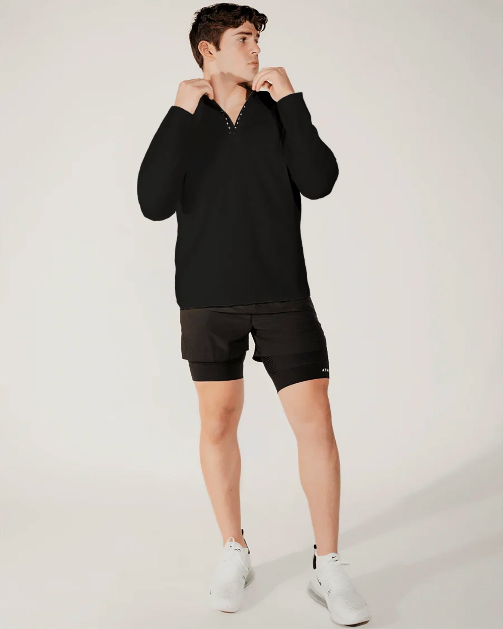 [CORE] Maverick Half Zip - Black - Jacket - Athletifreak | Athletic & Gym Wear, Athleisure